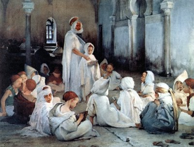 Une école arabe à Tlemcen - Henri Jules Jean Geoffroy